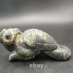 Old China Hongshan Culture Jade stone Hand-carved eagle Statue, #392