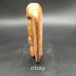Old China Hongshan Culture hetian Jade Hand-carved eagle Statue, #377