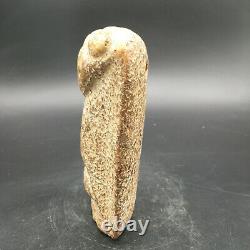 Old China Hongshan Culture hetian Jade Hand-carved eagle Statue, #379