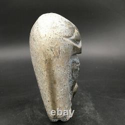 Old China Hongshan Culture hetian Jade Hand-carved eagle Statue, #380