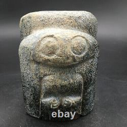 Old China Hongshan Culture hetian Jade Hand-carved eagle Statue, #381