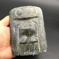 Old China Hongshan Culture hetian Jade Hand-carved eagle Statue, #381