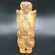 Old Chinese Hongshan Culture Crystal Hand-carved Sun God&eagle Statue, A323