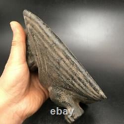 Old Chinese Hongshan Culture Meteorite iron stone Hand-carved eagle Statue, A599