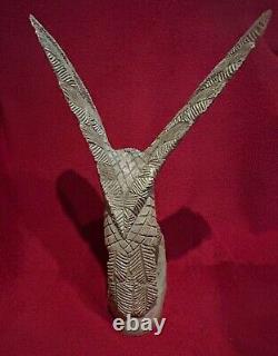 Original Eagle Hand Carved Wooden Sculpture 24