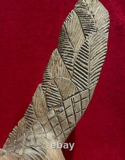 Original Eagle Hand Carved Wooden Sculpture 24