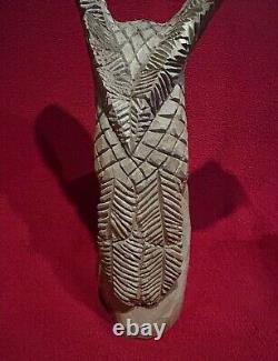 Original Eagle Hand Carved Wooden Sculpture 24