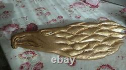 Patriotic wooden Hand Carved American EAGLE decoration 21 x 7.5 inches