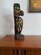 Rare Vtg 60's Mid Century Hand Carved Witco Eagle Totem Xl 23.5