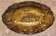 Rare Wood Carved Souvenir Plate From Adolf Hitler's Eagles Nest