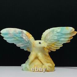 Rare of Natural Crystal Quartz Mineral Specimens Were Hand Carved Eagle Boutique