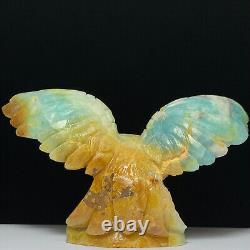 Rare of Natural Crystal Quartz Mineral Specimens Were Hand Carved Eagle Boutique