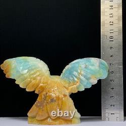 Rare of Natural Crystal Quartz Mineral Specimens Were Hand Carved Eagle Boutique