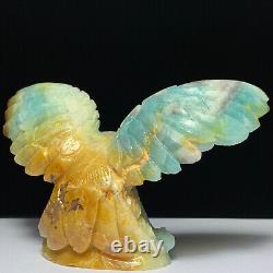 Rare of Natural Crystal Quartz Mineral Specimens Were Hand Carved Eagle Boutique