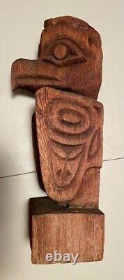 Sale $99.99 Reg 139.99 One of a kind hand carved cedar wood eagle by Carl Bovard