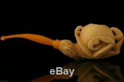 Special Eagle's Claw Hand Carved Meerschaum by Kenan with CASE 10496R