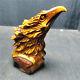 Top 331.9g Natural Tiger Eye Crystal Hand-carved Beauty Eagle Decorations Yu548