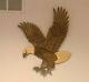 Unique Hand Carved Eagle Sculpture Beautiful Wall Hanger