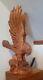 Vintage American Hand Carved Wood Eagle By Man In Nj 54 Years Young