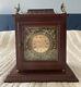 Vtg Thomas Pacconi Classic Hand Carved Ornate Gold Eagle Office Clock Safe Box