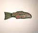 Valencia Bird Salmon Signed Original Native Hand Carved Art Cree Nation New