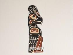 Valencia BIRD Thunderbird signed Original Native hand carved Wall Art Cree New