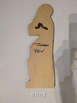 Valencia BIRD Thunderbird signed Original Native hand carved Wall Art Cree New