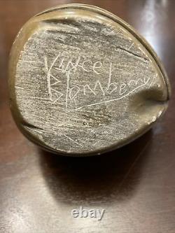 Vince Bomberry Signed Hand-carved Stone Eagle Bowl