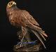 Vintage Collection Copper Hand Carved Statue Eagle Box Casting