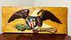 Vintage Hand Carved American Eagle Wall Hanging 18 (ish) Full Bird Colonel Capt