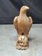 Vintage Hand Carved Corfu Marble Eagle Statue By Kingmaker