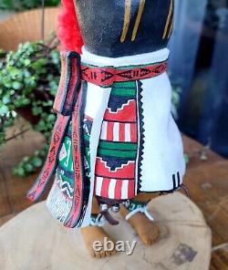 Vintage Hopi Eagle Kachina Doll 70's Hand Carved Signed Marcus Nehee 17x15 LG