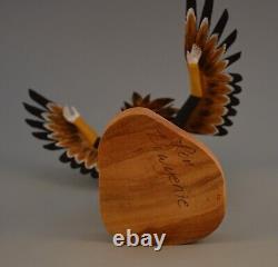 Vintage Hopi Indian Eagle Kachina Beautifully Hand Carved Ron Duwyenie