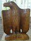 Vintage Eagle/hawk Wood Carving 21 Tall Beautifully Hand Carved In Jamaica