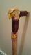 Wooden Walking Stick Hand Carved Eagle Bird Wooden Walking Gift